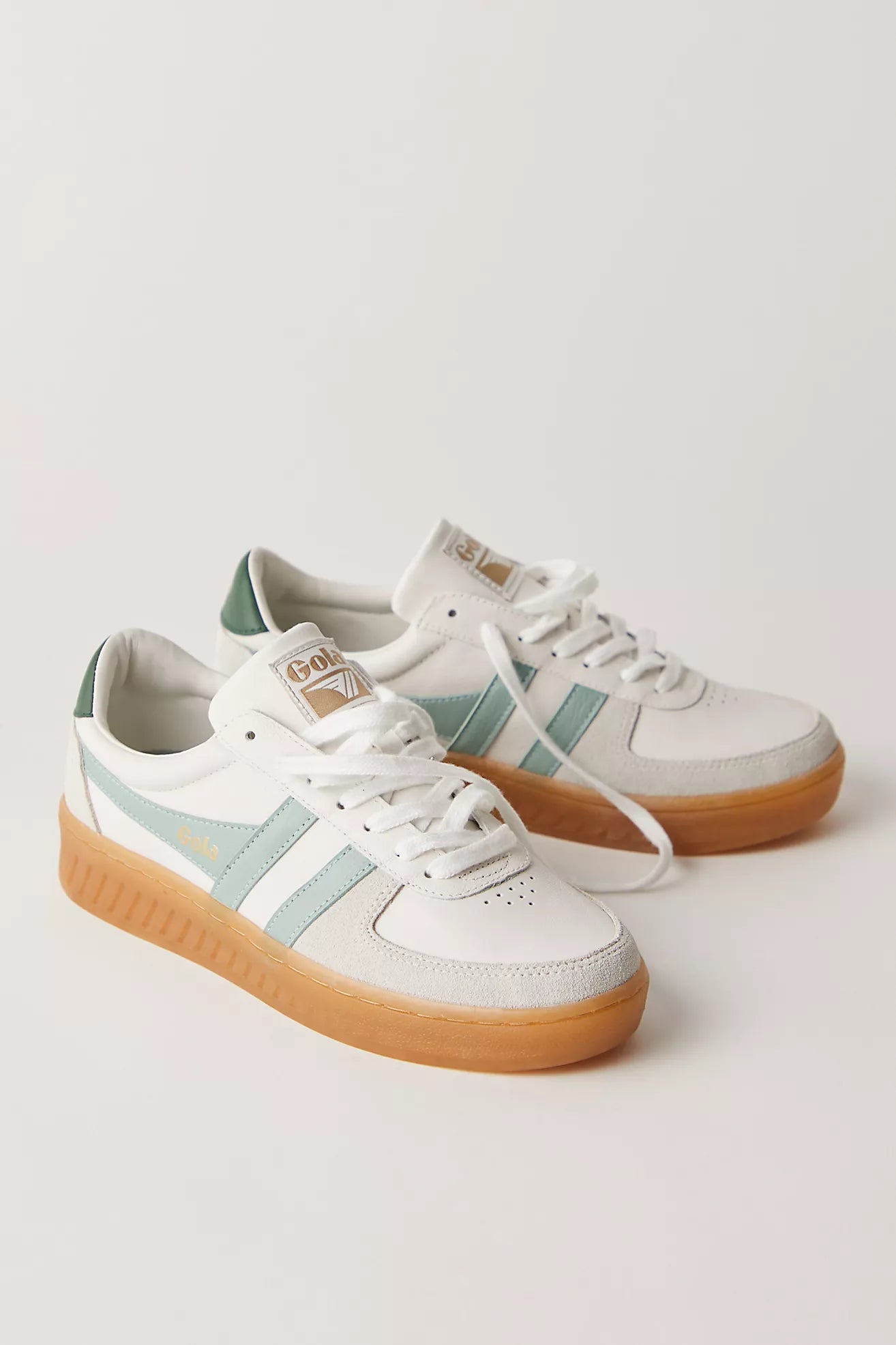 Gola Grandslam Elite Sneakers White/Surf/Evergreen