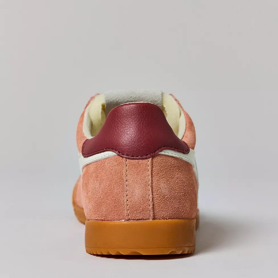 back view of the Gola, Sneakers, Women's Shoes, Terracotta, Retro Sneakers, Lifestyle Footwear, Gum Sole, Casual Shoes