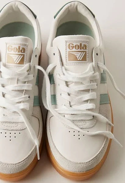 Gola Grandslam Elite Sneakers White/Surf/Evergreen