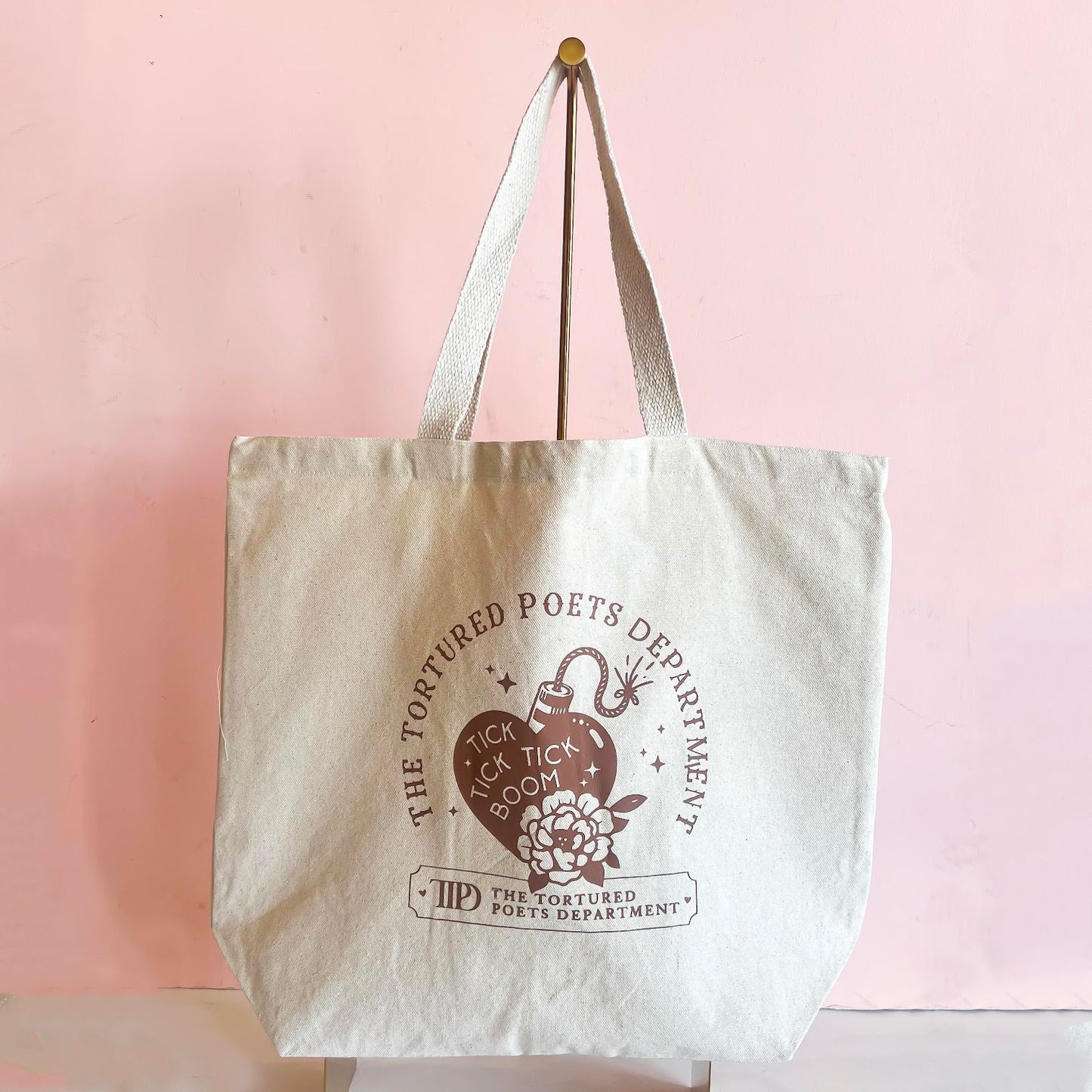 The Tortured Poets Department Canvas Tote Bag| Tik Tik Tik Boom