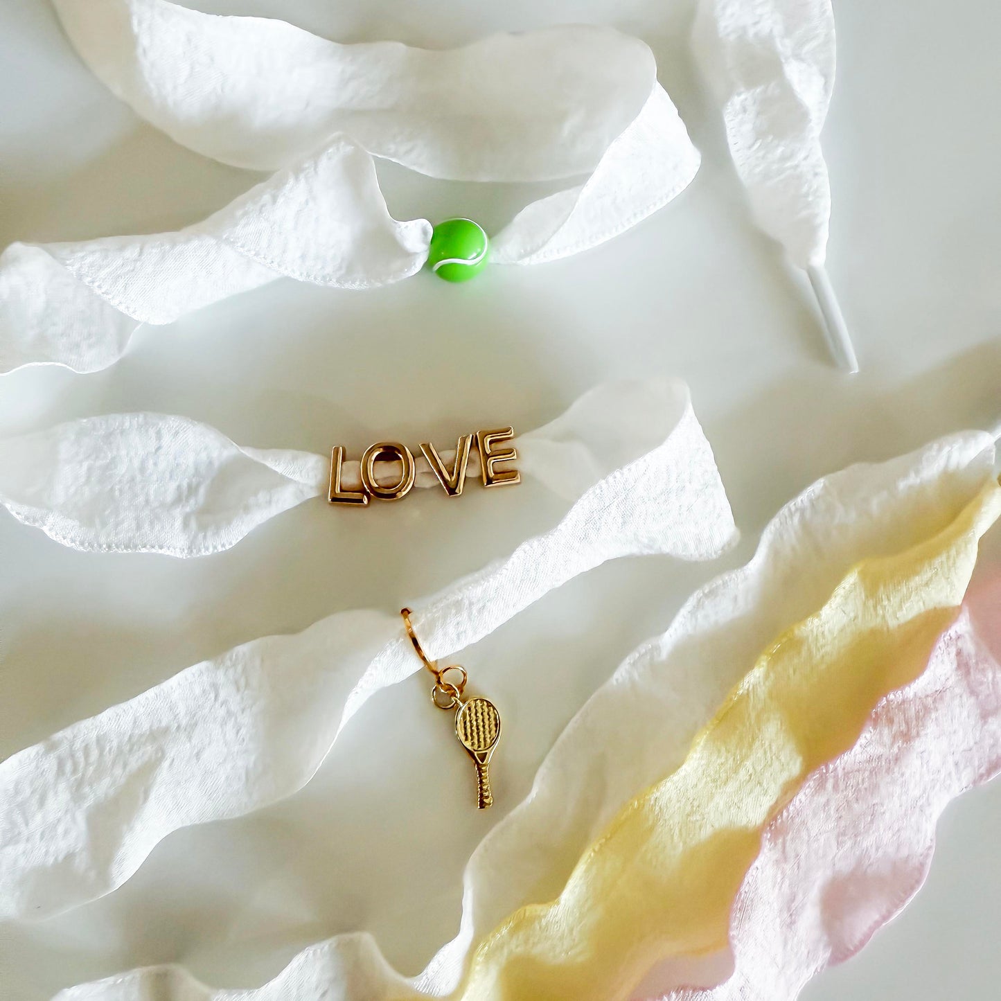 🎾 LOVE Tennis Sneaker Charm Set – Leo & Lee Exclusive