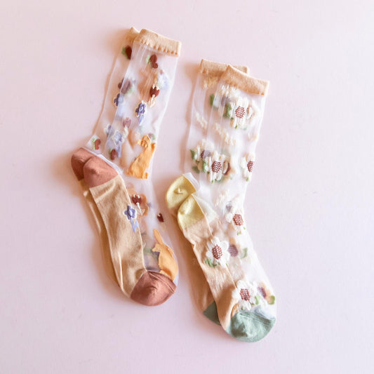Woodland Glass Sock Set