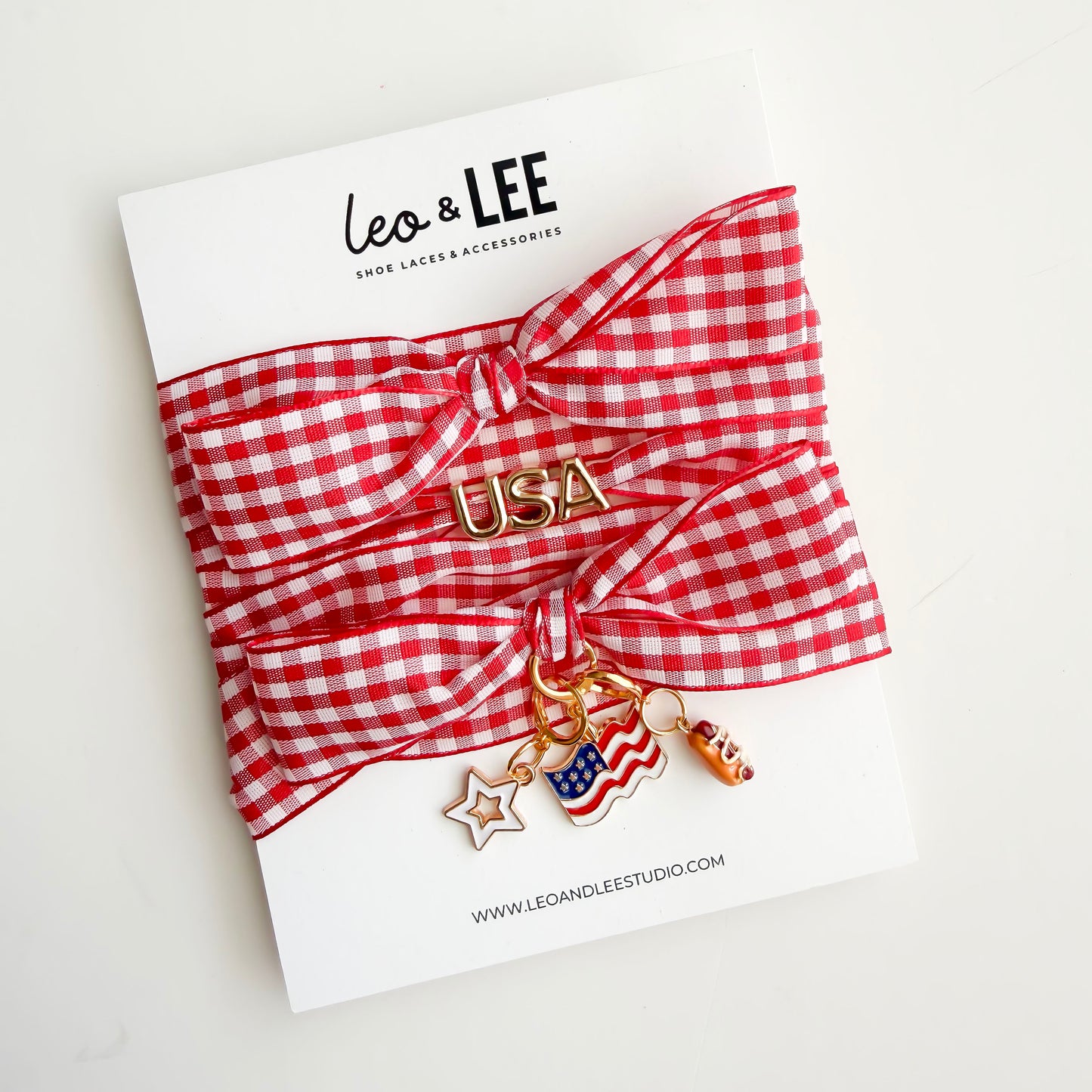 The Americana Charm Lace Sets| USA Charm Sets