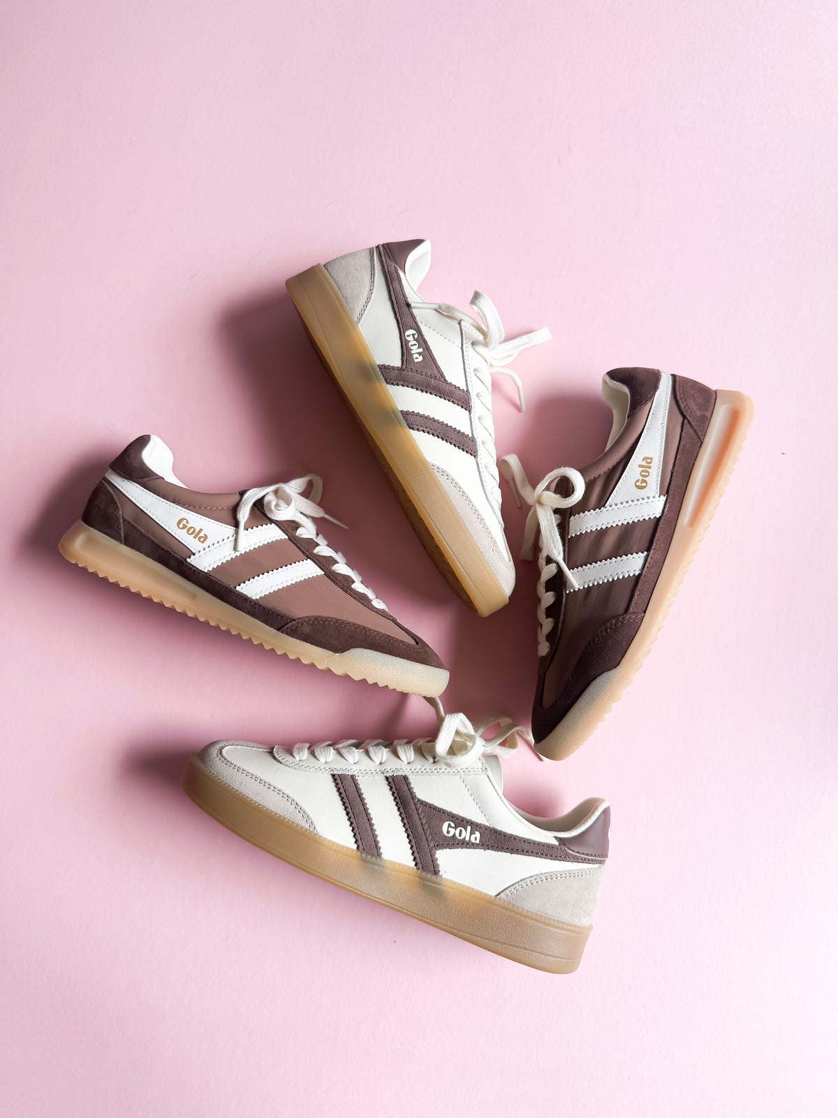 Gola Women's Firefly Sneaker | Brown & White