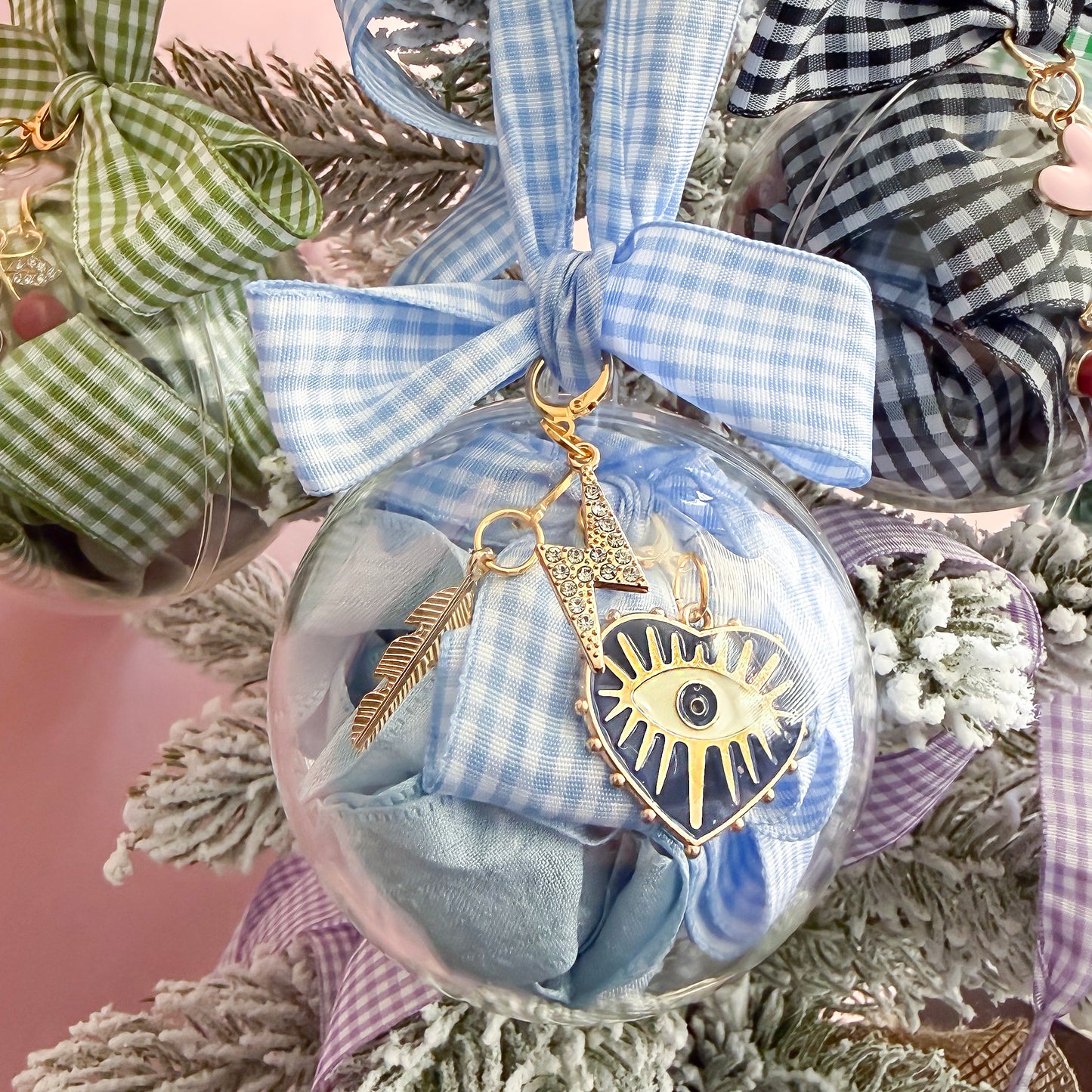 Sneaker Charm Ornament Gift Set – Includes 2 Lace Sets & 3 Charms | Holiday Gift for Shoe Lovers