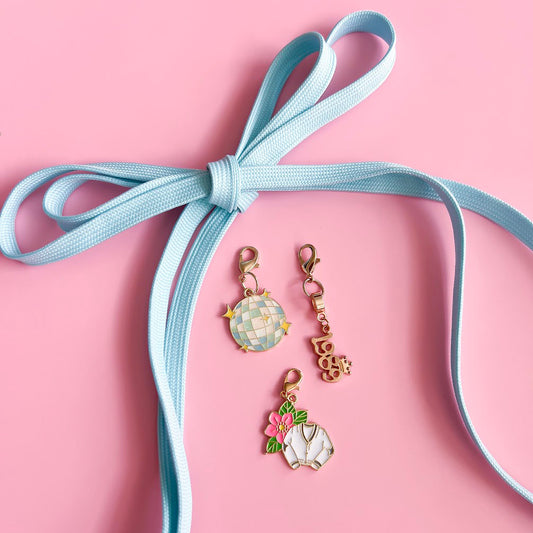 Taylor Swift-Inspired Sneaker Charms & Pastel Laces Set | Custom Accessories for Swifties
